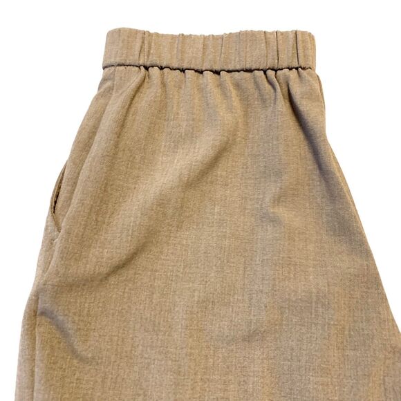 Kim Rogers Petite Neutral Beige Dress Pants 6P Short Women Elastic Waist Pockets - Picture 2 of 12